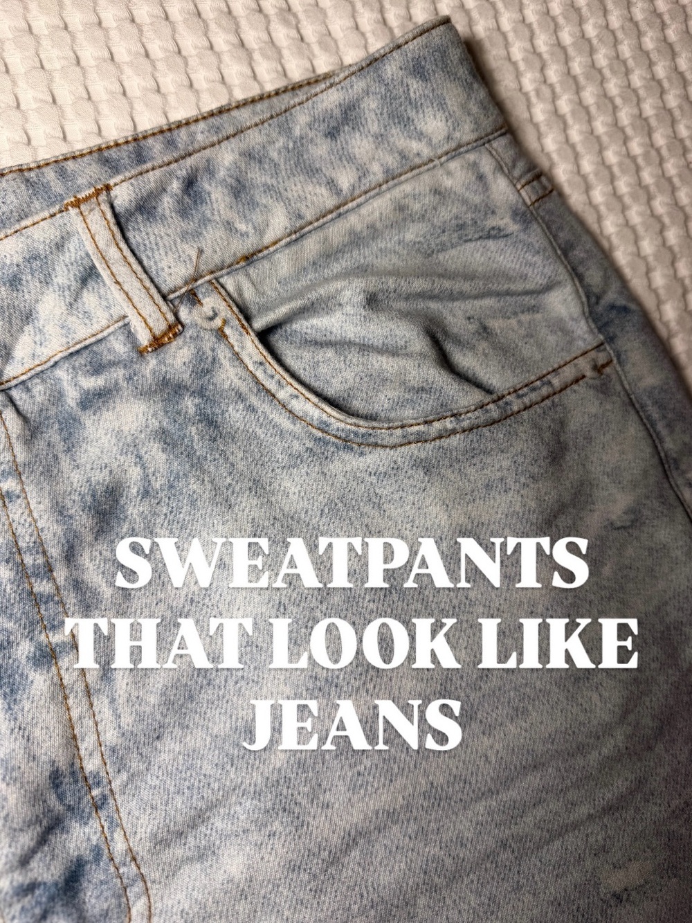 Wide-Leg Sweatpant Jeans